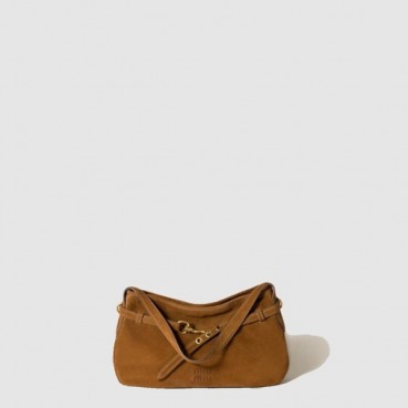 미우미우 여성 스웨이드 아방뛰르 백 - Miumiu Womens Suede Avanture Bag 