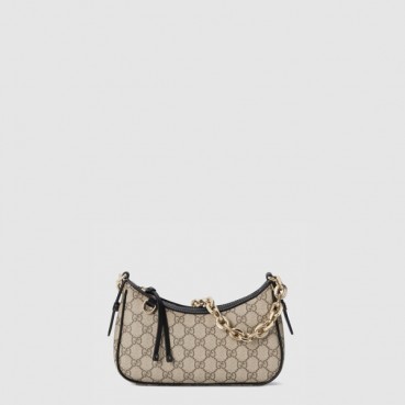 구찌 여성 GG 엠블럼 스몰 숄더백 - Gucci Womens GG Emblem Small Shoulder Bag 