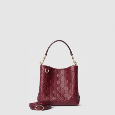 구찌 여성 GG 엠블럼 스몰 버킷백 - Gucci Womens Small Bucket Bag 