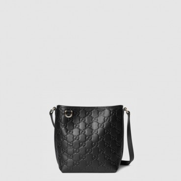 구찌 여성 GG 엠블럼 나노 버킷백 - Gucci Womens GG Emblem Nano Bucket Bag 