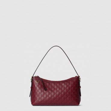 구찌 여성 GG 엠블럼 미디엄 숄더백 - Gucci Womens GG Emblem Medium Shoulder Bag 
