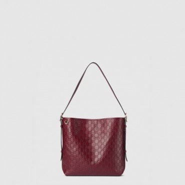 구찌 여성 GG 엠블럼 미디엄 숄더백 - Gucci Womens GG Emblem Medium Shoulder Bag 