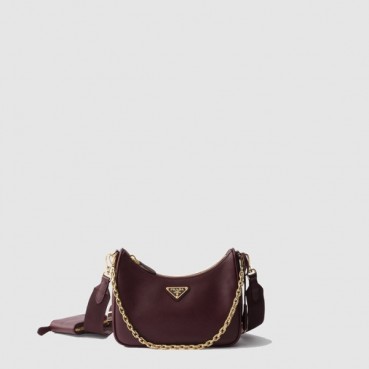 프라다 여성 리에디션 2005 사피아노 가죽 백 1BH204 - Prada Womens Re