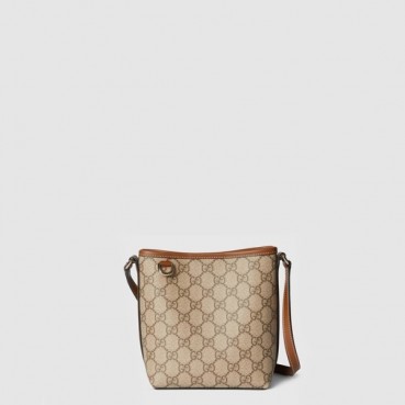 구찌 여성 GG 엠블럼 나노 버킷백 - Gucci Womens GG Emblem Nano Bucket Bag 