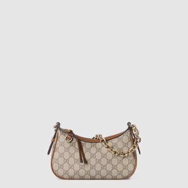 구찌 여성 GG 엠블럼 스몰 숄더백 - Gucci Womens GG Emblem Small Shoulder Bag 