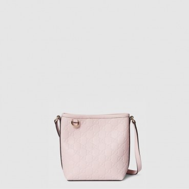 구찌 여성 GG 엠블럼 나노 버킷백 - Gucci Womens GG Emblem Nano Bucket Bag 