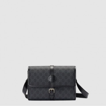 구찌 남성 GG 인터로킹 숄더백 - Gucci Mens GG Interlocking Shoulder Bag 