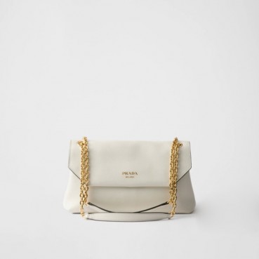 프라다 여성 두 미디움 숄더백 1BD371 - Prada Womens Doux Medium Leather Shoulder Bag 