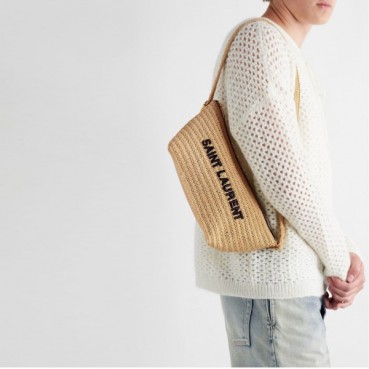 입생로랑 남/녀 라피아  숄더백 - Saint Laurent Unisex Raffia Shoulder Bag 