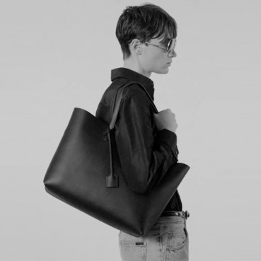 입생로랑 남/녀 가죽 쇼핑백 - Saint Laurent Unisex Leather Shopping Bag 