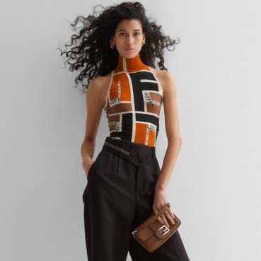 펜디 여성 FF 바게트 백 - Fendi Womens FF Baguette Bag 