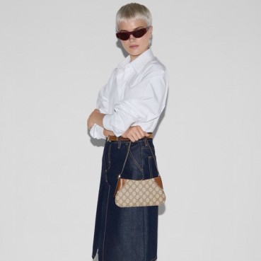 구찌 여성 GG 엠블럼 호보 백 - Gucci Womens GG Emblem Bag 