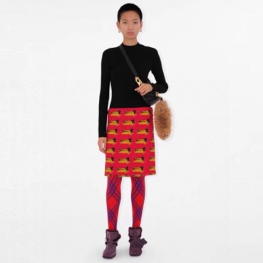 버버리 여성 나이트 숄더백 - Burberry Womens Vintage Knight Bag 