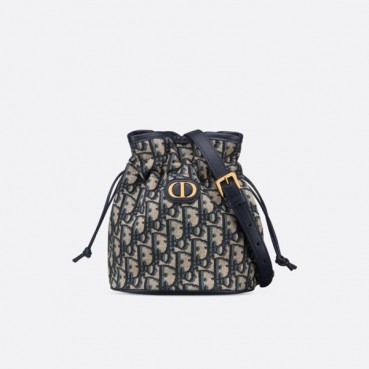 디올 여성 오블리크 버킷 백 S2374 - Dior Womens Oblique Bucket Bag 
