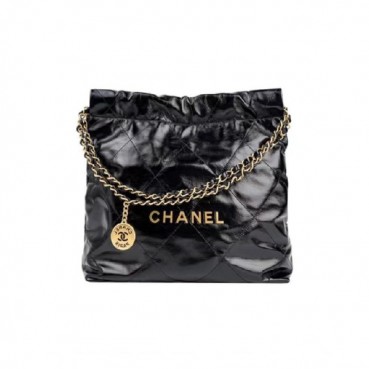샤넬 22백 미디움 블랙 골드 - Chane 22 Bag Medium Bag 