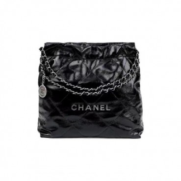 샤넬 22백 스몰 블랙 실버  - Chane 22 Bag Small Bag 