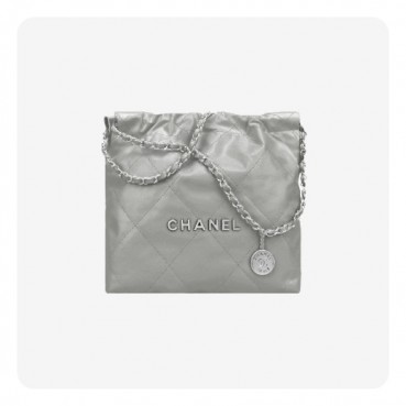 샤넬 22백 라이트그레이 실버- Chane 22 Bag Light Bag 
