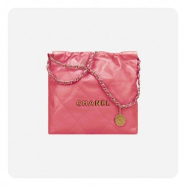 샤넬 22백 미디움 코랄핑크 골드- Chane 22 Bag Medium Bag 
