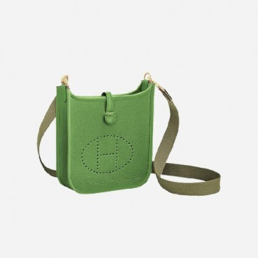 에르메스 여성 에블린 TPM Apple green - Hermes Womens Evelyne Bag 