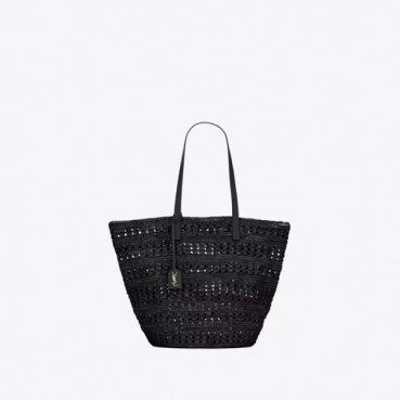 입생로랑 여성 페드로 파니에 라피아 쇼퍼 백 - Saint Laurent Womens Panier Bag 