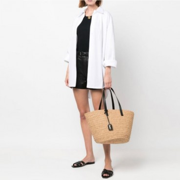 입생로랑 여성 라피아 쇼퍼 백 - Saint Laurent Womens Shoppinf Bag 