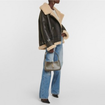 입생로랑 여성 LE5A7 미니 호보 백 - Saint Laurent Womens LE5A7 Hobo Bag 