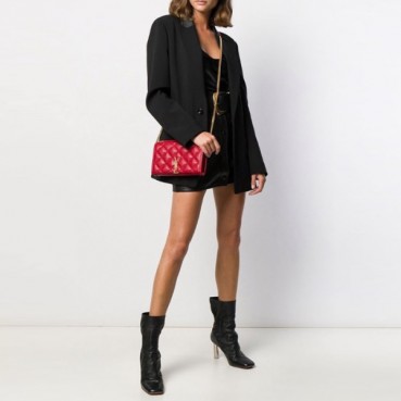 입생로랑 여성 퀄트 베키 체익 백 - Saint Laurent Womens Becky Chain Bag 