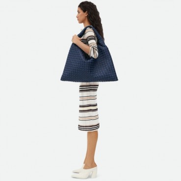 보테가 베네타 여성 블루 호프 백 - Bottega Veneta Womens Hop Bag 