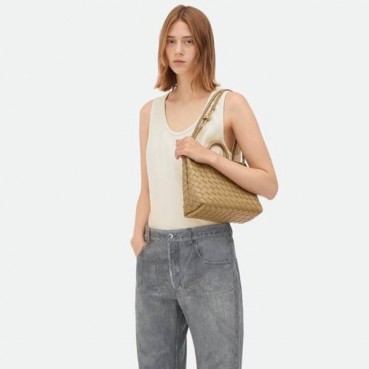 보테가베네타 여성 베이지 안디아모 - Bottega Veneta Womens Andiamo 