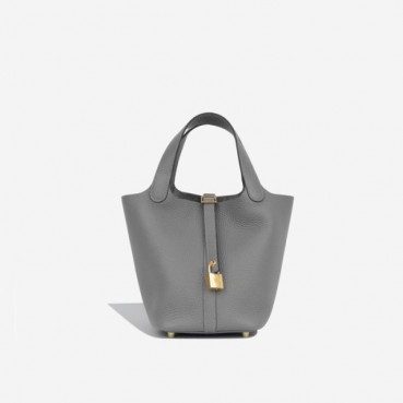 매장판 에르메스 여성 그리스 메이어 피코탄 - Hermes Womens Gris Meyer Picotin 