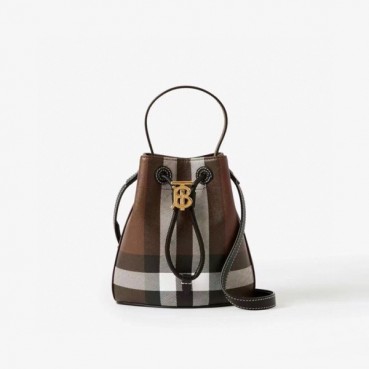 버버리 여성 브라운 버킷백 - Burberry Womens Brown Bucket Bag 