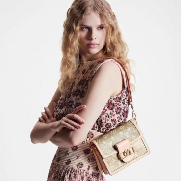 루이비통 여성 자카드 도핀 백 M22826 - Louis vuitton Womens Dauphine Bag 