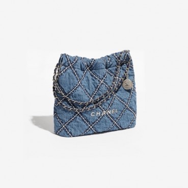 샤넬 여성 24p 블루 22백 - Chanel Womens Blue 22 Bag 