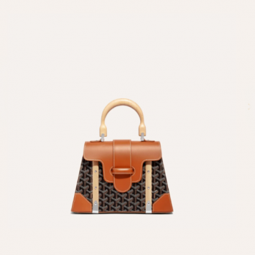 고야드 여성 블랙 탄 사이공 백 PM - Goyard Womens Saigon Bag 