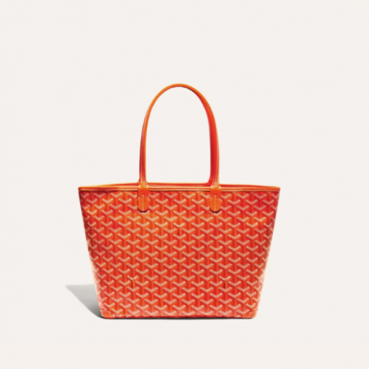 고야드 여성 오렌지 아르투아 백 - Goyard Womens Orange Artios Bag 