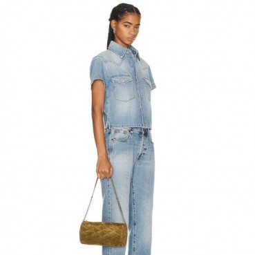 입생로랑 여성 카키 숄더백 - Saint Laurent Womens Shoulder Bag 