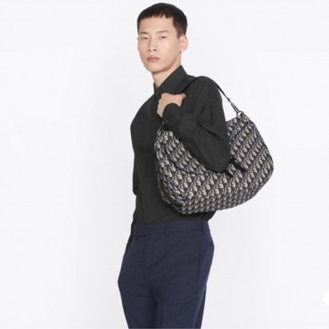 디올 남성 오블리크 새들백 - Dior Mens Oblique Saddle Bag 