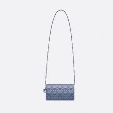 디올 여성 블루 체인백 - Dior Womens Blue Saddle Bag 
