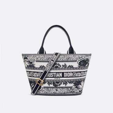 디올 여성 블랙 버킷백 - Dior Womens Black Bucket Bag 