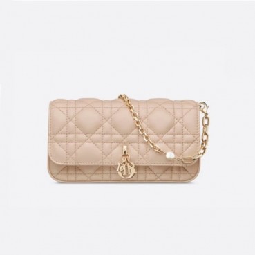 디올 여성 핑크 체인백 - Dior Womens Pink Chain Bag 