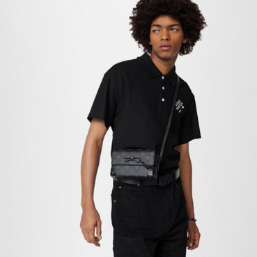 루이비통 남성 블랙 스티머 M44876 - Louis vuitton Mens Black Steamer 