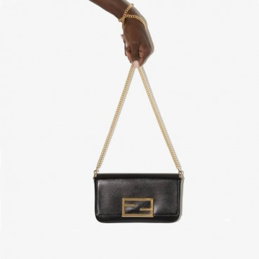 펜디 여성 블랙 바게트 백 - Fendi Womens Baguette Bag 