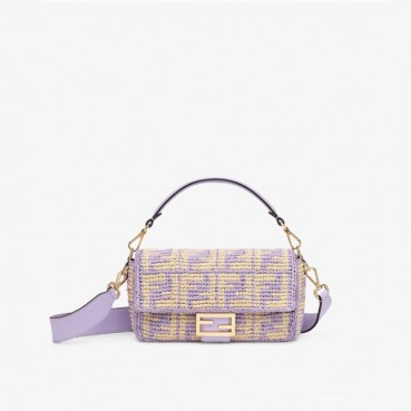 펜디 여성 퍼플 바게트 백 - Fendi Womens Baguette Bag 