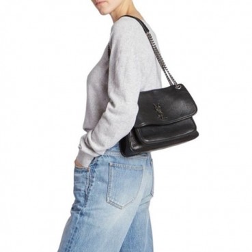 입생로랑 여성 블랙 니키 - Saint Laurent Womens Black Niki 