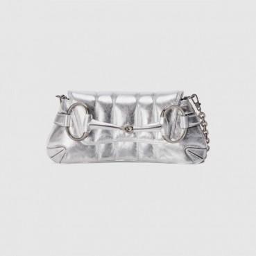 구찌 여성 실버 숄더백 - Gucci Womens Silver  Shoulder Bag 