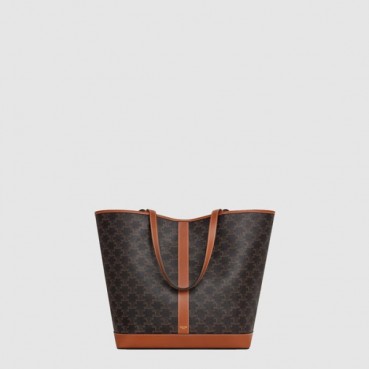 셀린느 여성 미디엄 카바스 백 - Celine Womens Brown Cabas Bag 