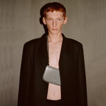 프라다 남/녀 그레이 숄더백 - Prada Unisex Gray Shoulder Bag 