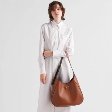 프라다 여성 카멜 클레오백 - Prada Womens Camel Cleo Bag 