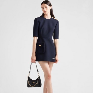 프라다 여성 블랙 호보백 - Prada Womens Black Hobo Bag 