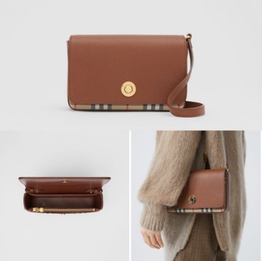버버리 여성 카멜 숄더백 - Burberry Womens Camel Shoulder Bag 
